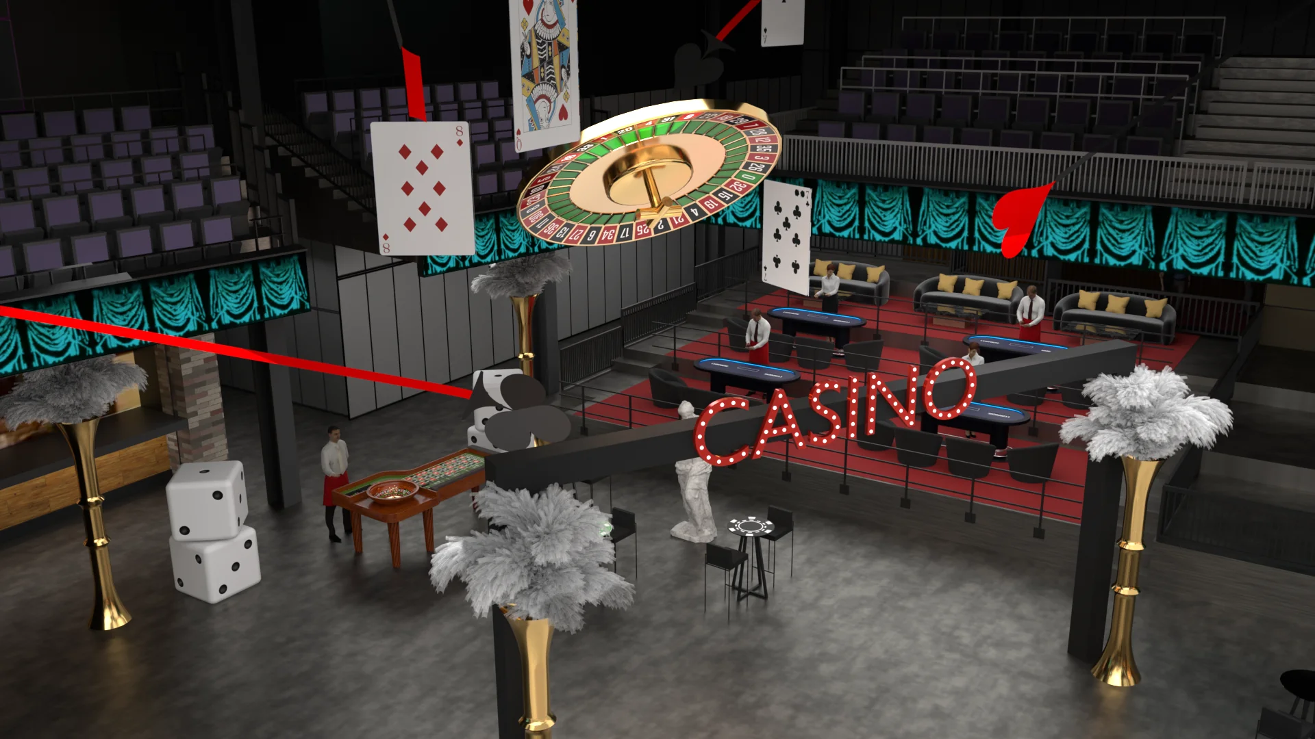 3D rendering and pre-event visualization by EventPro
