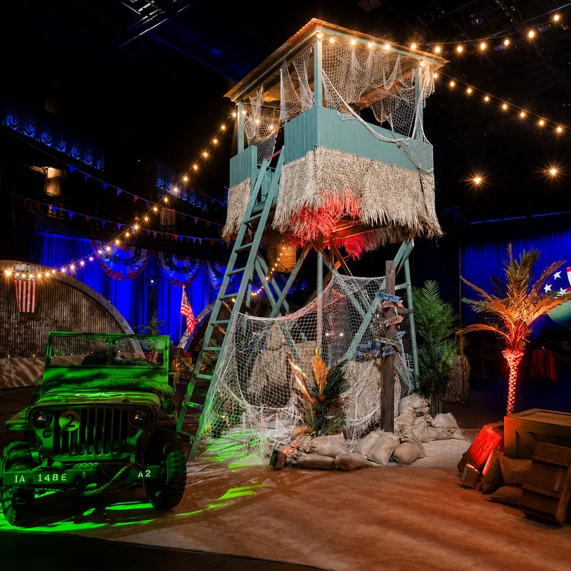Event lighting and scenic build at The Anthem in Washington, DC by EventPro