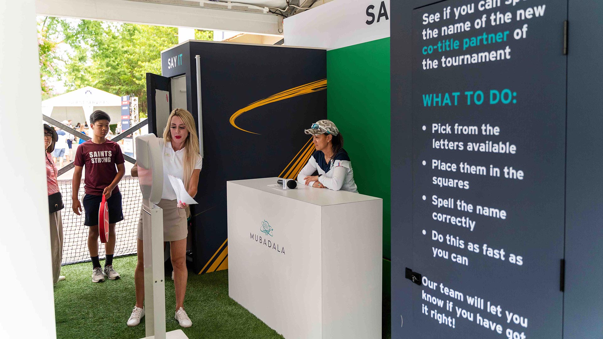 Mubadala Citi DC Open brand activation Washington DC EventPro