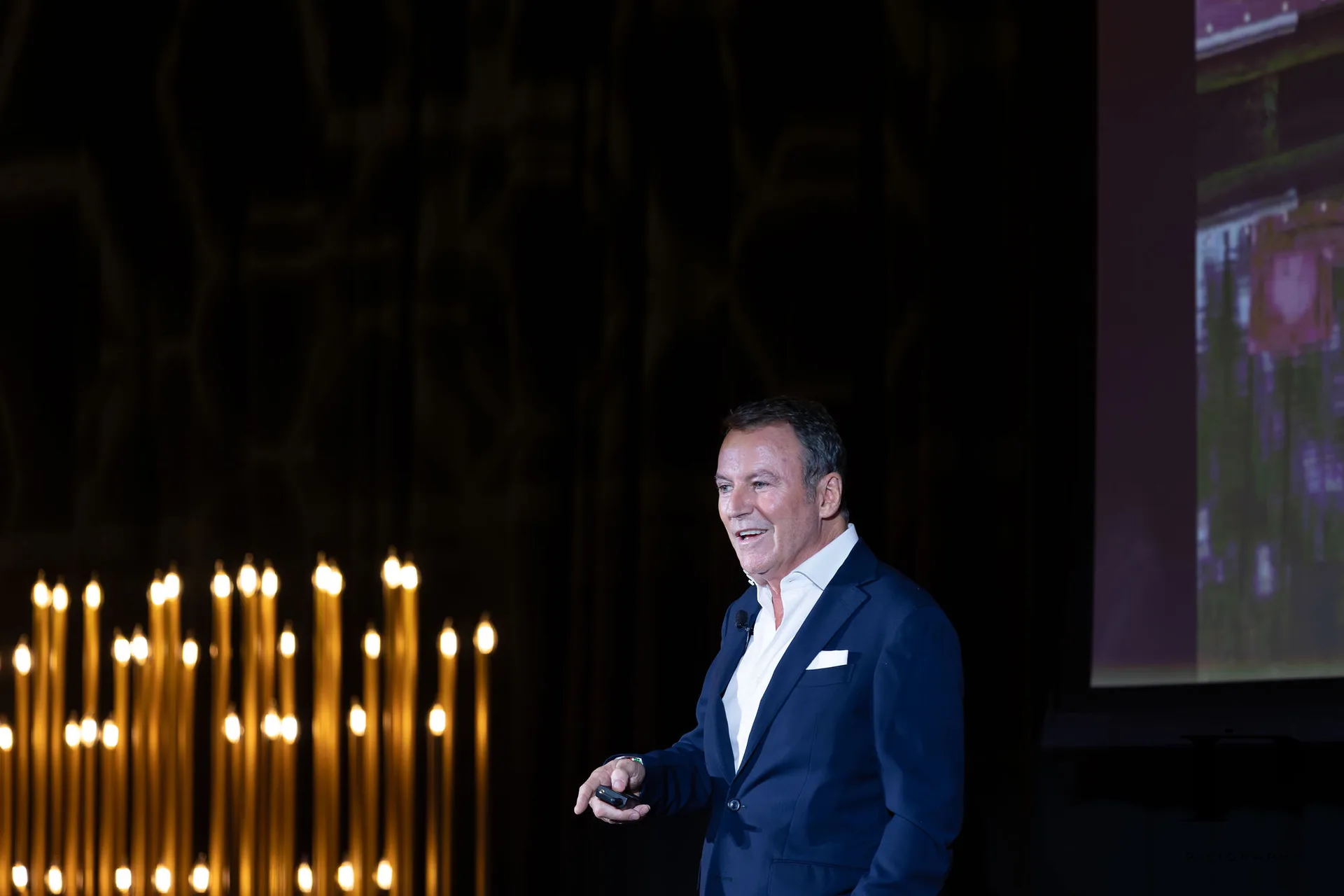 Colin Cowie keynote portrait, NACE South Florida gala Pier 66 Fort Lauderdale 2025